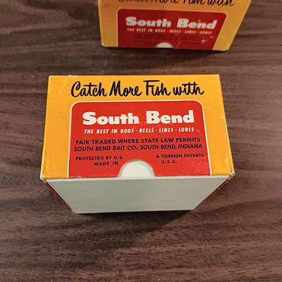SOUTH BEND 1600 SPIN CAST AND 1130 FLY ROD REEL "EMPTY" BOXES