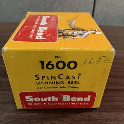 SOUTH BEND 1600 SPIN CAST AND 1130 FLY ROD REEL "EMPTY" BOXES