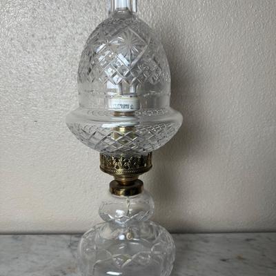 Waterford Crystal Acorn Electric Table Lamp