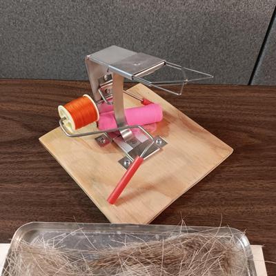 FLY TYING SUPPLIES AND FLIES IN HOLDERS