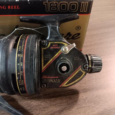 2 SHAKESPEARE 1800 II FISHING REELS WITH BOXES
