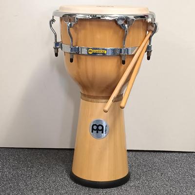 LOT 151: MEINL Floatune Wood Djembe Hand Percussion Instrument