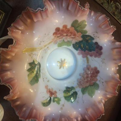 Antique Victorian brides basetks and Epergne- silverplated from an Estate