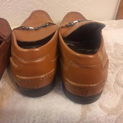 2 pair men's size 12 loafers, kenneth cole and Calvin Klein