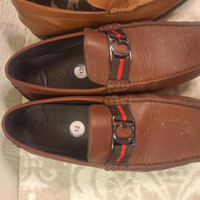 2 pair men's size 12 loafers, kenneth cole and Calvin Klein