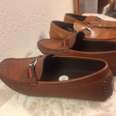2 pair men's size 12 loafers, kenneth cole and Calvin Klein