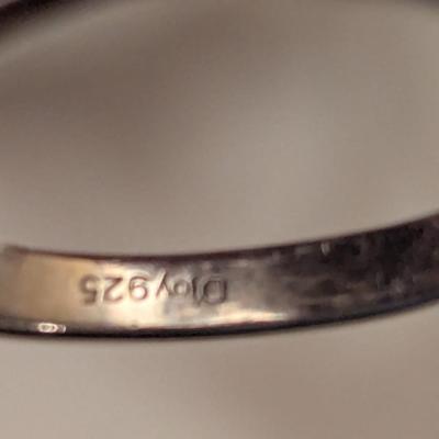 D'joy 925 sterling silver ring size 9
