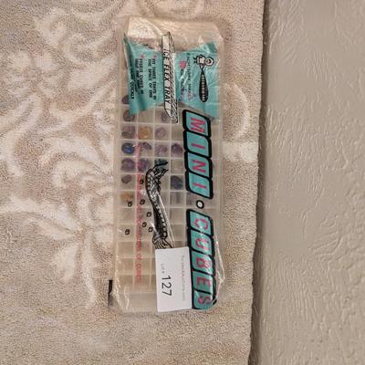 Jewelry Colored stones in mini ice tray