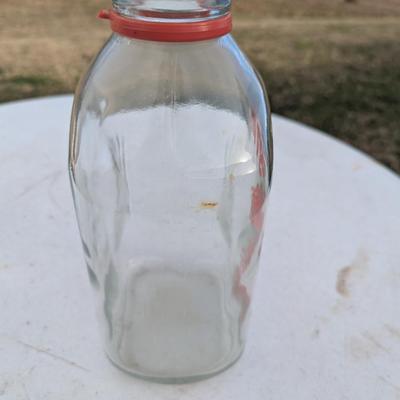 vintage Star Dairy glass milk bottle from Mulhall, Oklahoma