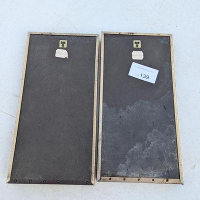  vintage Wedgwood Jasperware cherub wall hangings with gilt frames