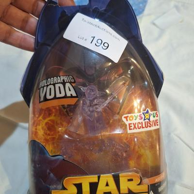 Holographic Yoda new in package