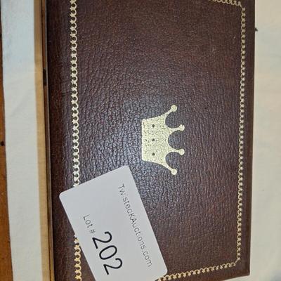 Vintage Heirloom by Trim gold tone manicure pedicure set with one item missing, in case