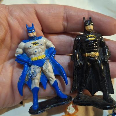 4 small die cast figures by Toy Biz