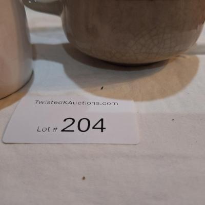 coffee mug and toothpick holder