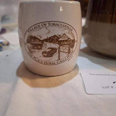 coffee mug and toothpick holder