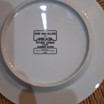 Mikasa Bob val Allen Summer scene L9102 salad size plate