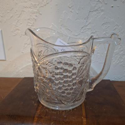 Impoerial glass clear grape water pitcher