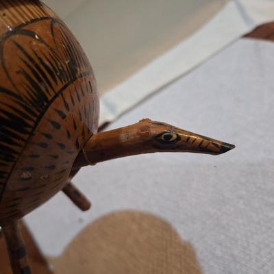 handcrafted Oazacan armadillo - head and tail bobble with motion