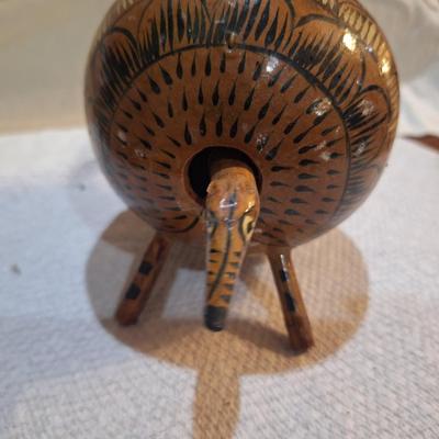 handcrafted Oazacan armadillo - head and tail bobble with motion