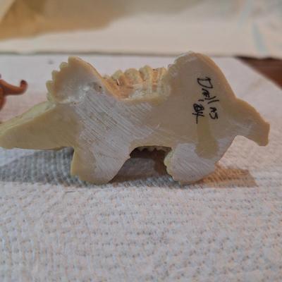 small armadillo figurines