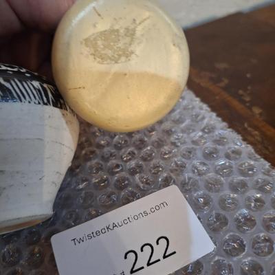 small pottery pieces