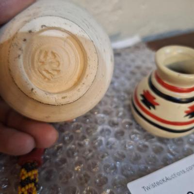 small pottery pieces