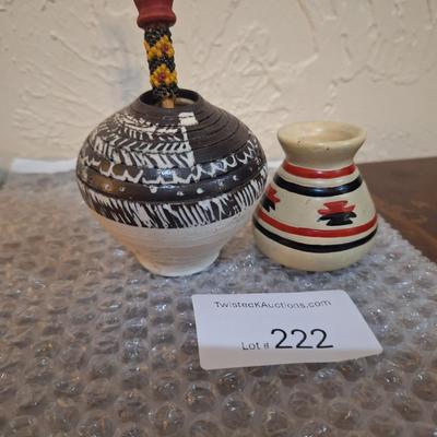 small pottery pieces