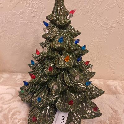 vintage ceramic Christmas tree- top only no base