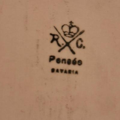 Rosenthal porcelain handled serving dish with Iris pattern