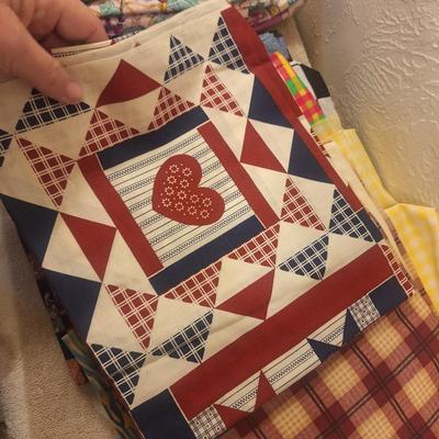 misc pieces of fabric