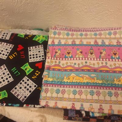 misc pieces of fabric