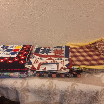 misc pieces of fabric