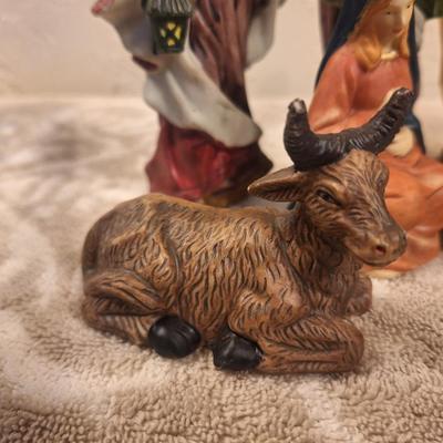 porcelain nativity set