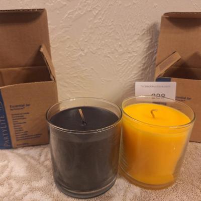 PartyLite Escential Jar mini candles.
