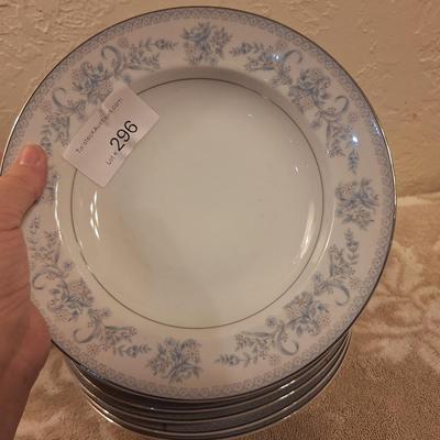 Mikasa Dresden Rose creamer and 7 dishes- salad