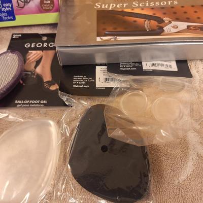 various personal care items- hair items, foot pads  see all photos.