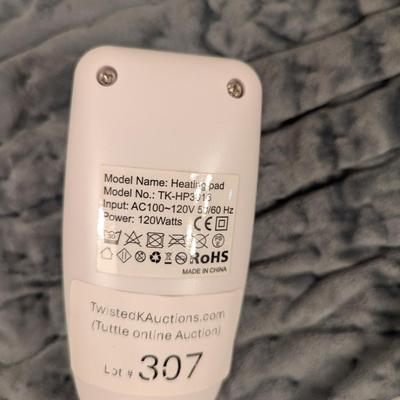 electric heating pad with a controller