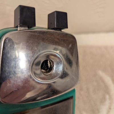 manual, desktop-style pencil sharpener.