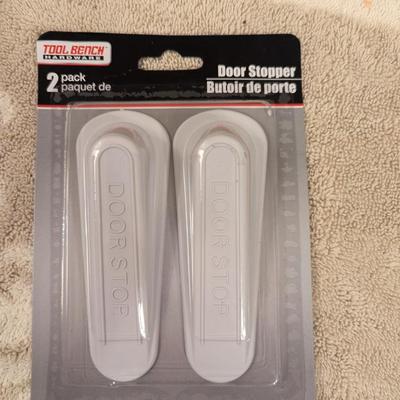 2-pack of Tool Bench Hardware Rubber Wedge Door Stoppers