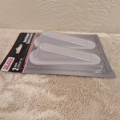 2-pack of Tool Bench Hardware Rubber Wedge Door Stoppers
