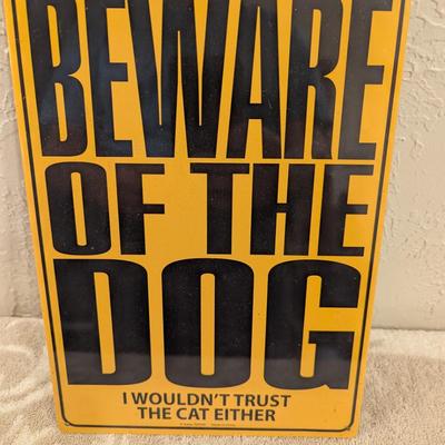 Beware of the Dog sign