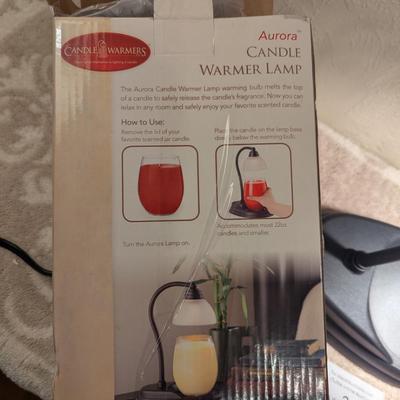 Candle Warmers Etc. Aurora Candle Warmer Lamp in black  candle not included