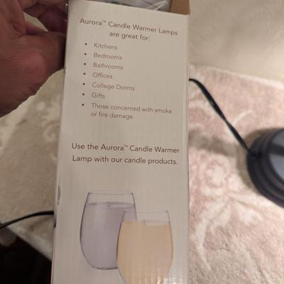 Candle Warmers Etc. Aurora Candle Warmer Lamp in black  candle not included