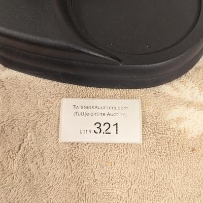 Candle Warmers Etc. Aurora Candle Warmer Lamp in black  candle not included