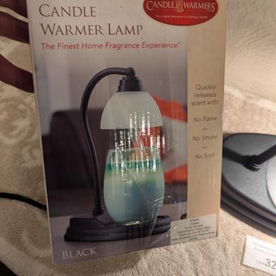 Candle Warmers Etc. Aurora Candle Warmer Lamp in black  candle not included