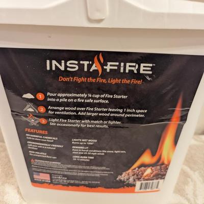 2 gallon bucket of InstaFire Granulated Fire Starter / Fuel