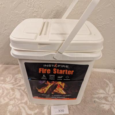 2 gallon bucket of InstaFire Granulated Fire Starter / Fuel