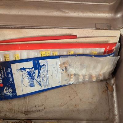 tackle box and contents