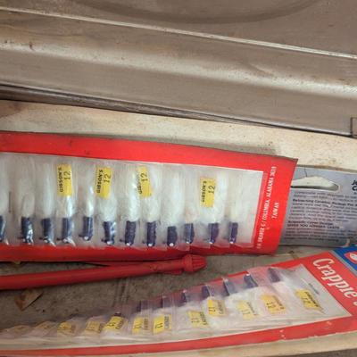 tackle box and contents