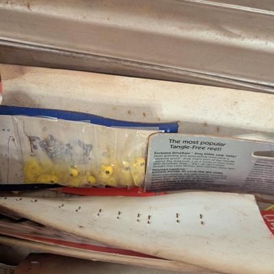 tackle box and contents